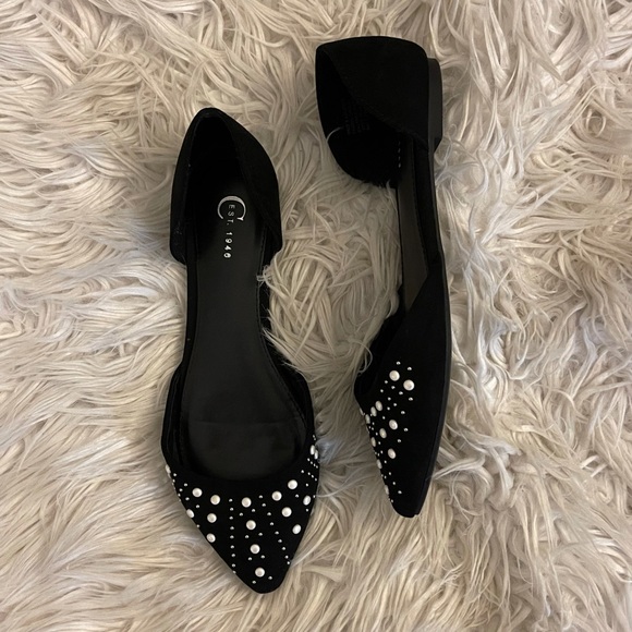 Black pearl | D’Orsay | Flats - Picture 3 of 12